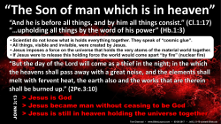 John 3:13, Son in Heaven