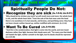John 5:6, Be Made Whole