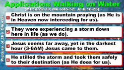 Jn.6, Walking on Water Application