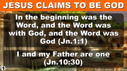 Jesus Claims to be God