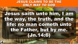 Jesus Only Way to God