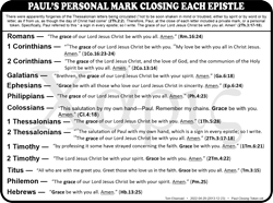 Paul Closing Token