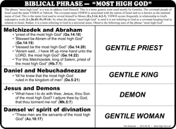 Most High God