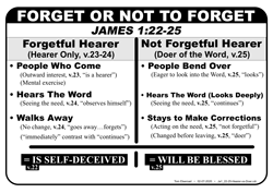Hearer vs Doer (1:22-25)
