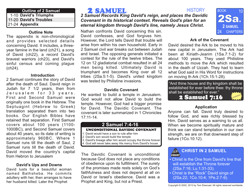 2 Samuel — Biblical Introduction