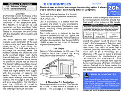 2 Chronicles — Biblical Introduction
