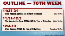 70th Week Outline