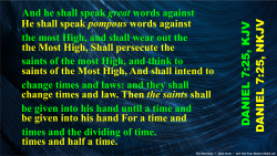Daniel 7:25 Text