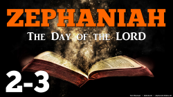 Zephaniah 2-3