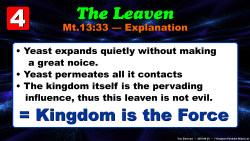 7 Kingdom Parables (Mt.13)