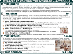 Miracles Confirm the Message (Ac.3:1-10)