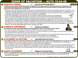 Signs of Salvation (Acts 10:44-48)