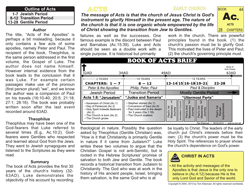 Acts — Biblical Introduction