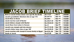 Jacob Timeline