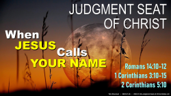 Judgment Seat of Christ