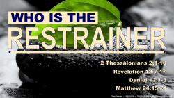 Who Is The Restrainer