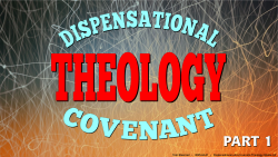 Covenant-Dispensation